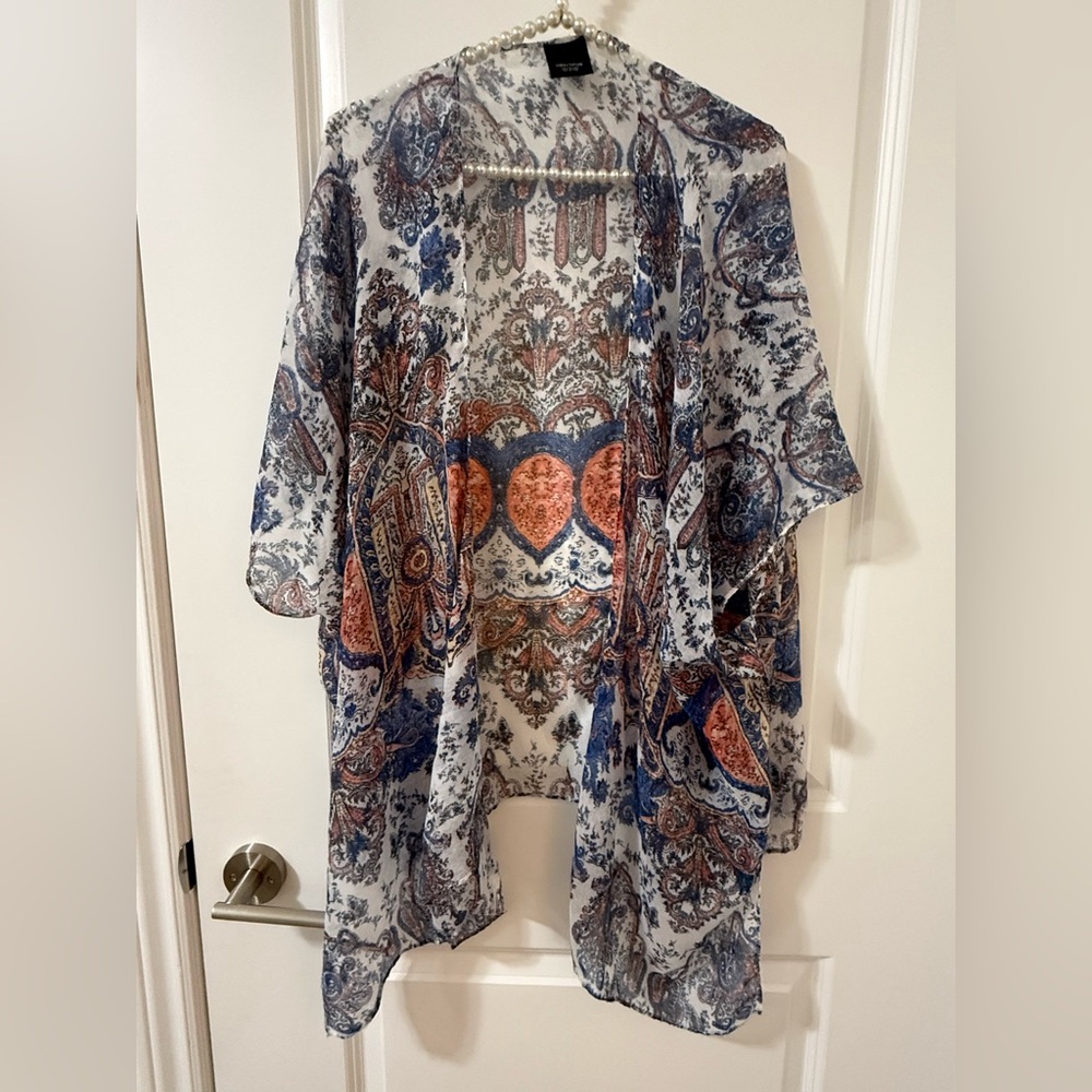 Bohemian Paisley Bikini/Bathing Suit Coverup/Kimono